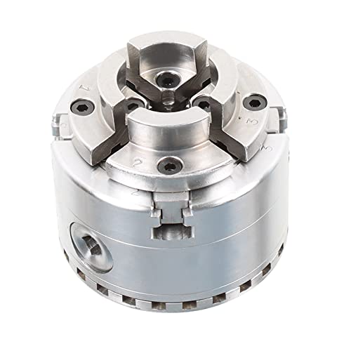 Findmall 2-3/4 Inch 4 Jaw Self-Centering Keyed Lathe Chuck Set Wood Lathe Chuck with 1-Inch x 8TPI Thread findmall