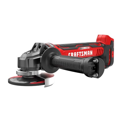 CRAFTSMAN V20 Cordless Angle Grinder, 4-1/2 inch, Bare Tool Only (CMCG451B) Craftsman