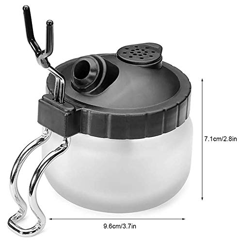 4 Set Airbrush Cleaning Kit Airbrush Cleaning Pot with Air Filter Mat and Holder,Nozzle Cleaning Needle,5pcs Brushes Set,5pcs Dredging Needles Kit Spedertool