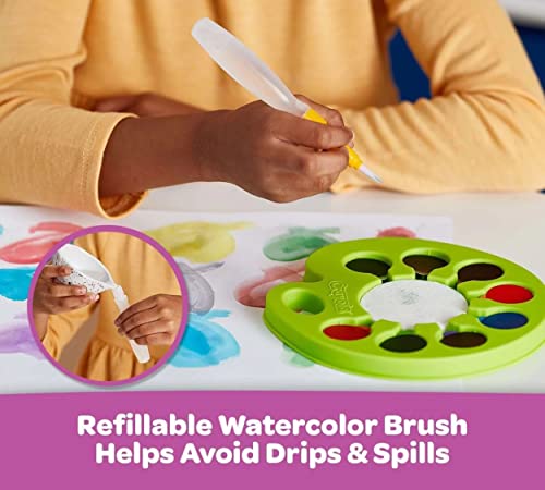 Crayola Watercolor Paint Set, Pop & Paint Palette, Washable Kids Paints, Gift Crayola