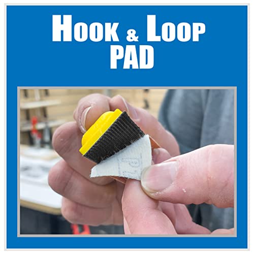 Sanding Mouse Mini Detail Sander with 50 Pre-Cut Gold Sanding Strips • 10 each of The Following Grits are Included: 80, 120, 150, 220 and 400 KEYSTONE