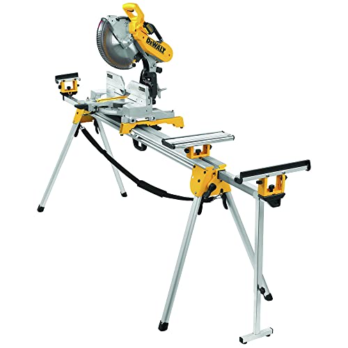 DEWALT Miter Saw Stand, Heavy Duty, 500 lb. Capacity, Portable with Leg Locks (DWX723),Silver DEWALT