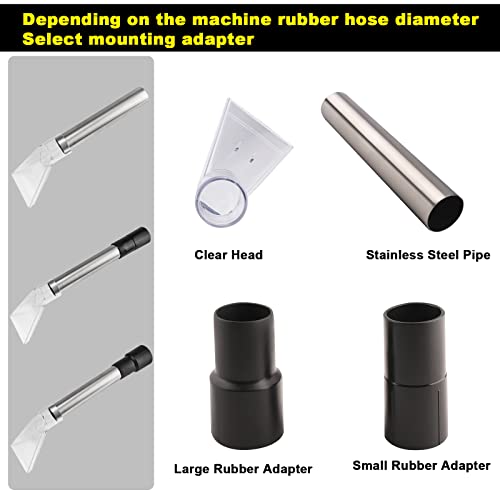 YSJWAER Carpet Vac Extractor Attachment-Tool - Cleaning Vacuum Clear Upholstery Car Detailing Turn Shop Vac into an Extractor YSJWAER