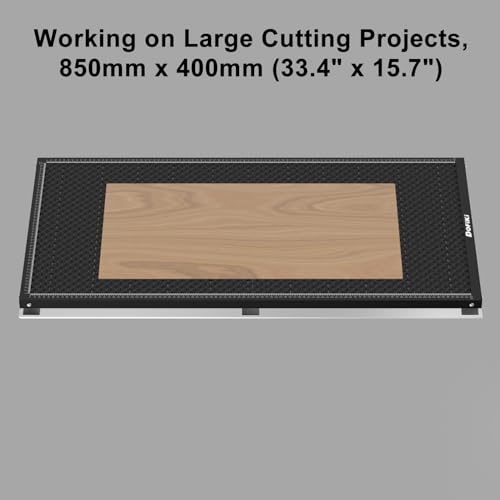 Dofiki Extended Honeycomb Laser Bed 400mm x 850mm for RAY5 Master 3, S20/S30/X20/X30/A20/A30, K1/K1 Pro Serices Extension Laser Engraver, Steel Dofiki