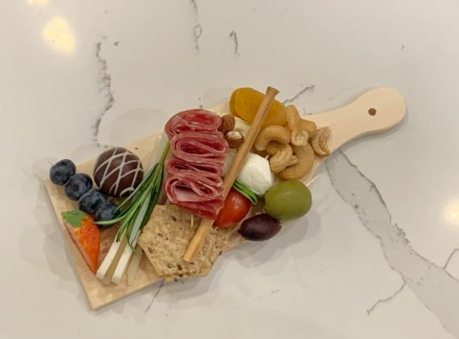 Creative Hobbies Small Unfinished Wooden Cutting Boards - Mini Charcuterie for Decorating and Crafting, 9.25 H x 3.5 W x 1/4 Inches | 4 Pack Creative Hobbies