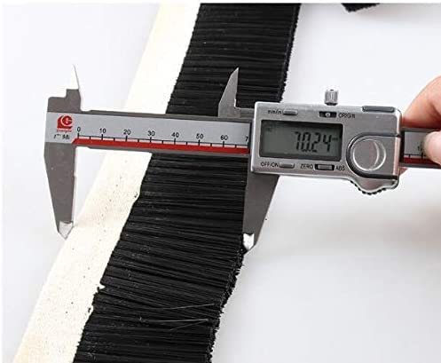 Flexible Nylon Strip Brush for Brush Vacuum Cleaner Engraving Machine Dust Cover CNC Router Spindle Motor (4 meter) ele ELEOPTION