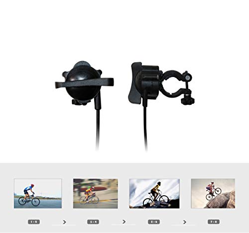 BalanceFrom Bike Trainer Stand Steel Bicycle Exercise Magnetic Stand with Front Wheel Riser Block BalanceFrom