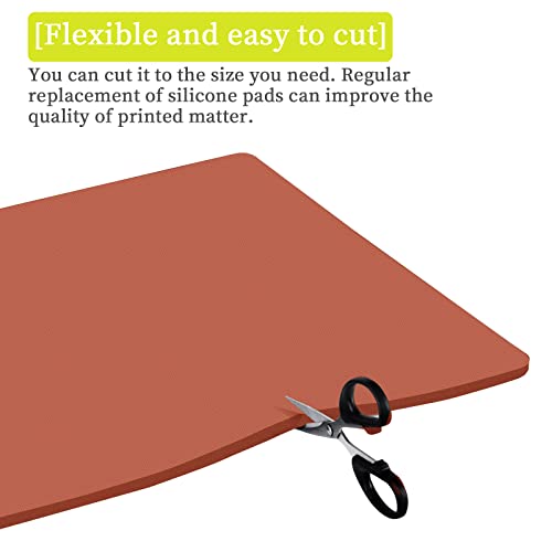 Silicone Mat 15x15 Inch for Tshirts Heat Press Machines 0.33 Inch Thickest Easy Press Pads YIIFIISET