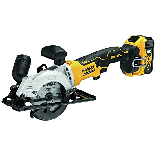 DEWALT ATOMIC 20V MAX* Circular Saw Kit, 4-1/2-Inch (DCS571P1) DEWALT