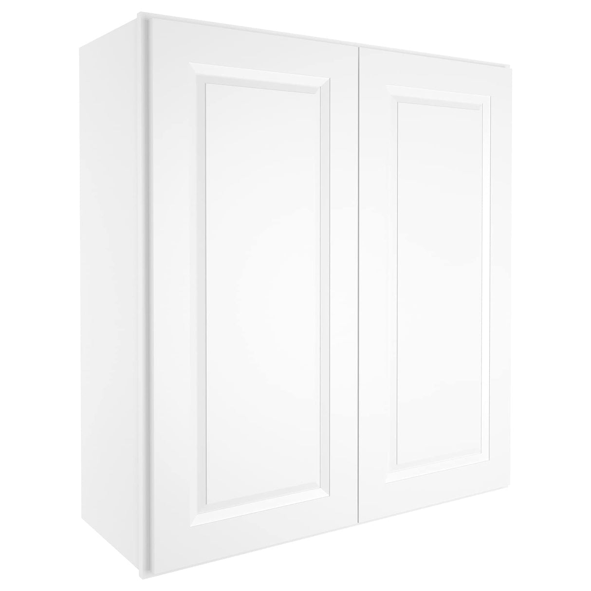 ROOMTEC Wood Wall-Mounted Cabinet,Bathroom Medicine Cabinet with Adjustable Shelves and 2 Soft-Close Doors,Laundry Storage Cabinet for ROOMTEC