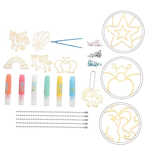 STOBOK 1 Set No-Bake Glue Painting DIY Supplies Diamond Art Accessories and Tools 5d Kit DIY Tray Organizer STOBOK