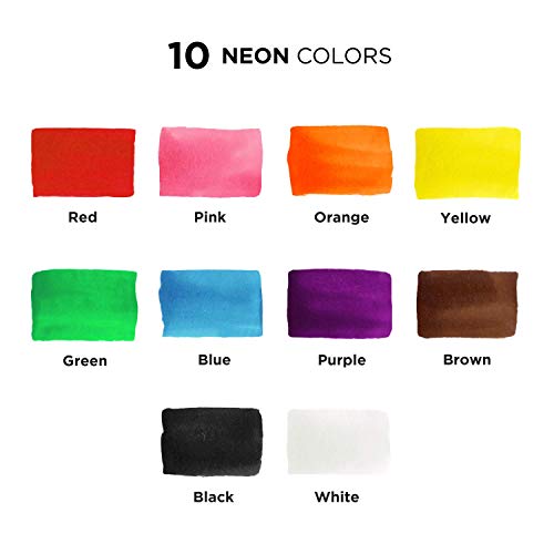 Chalkola 10 Fine Tip Liquid Chalk Markers for Chalkboard Signs, Blackboard, Window, Labels, Bistro, Glass, Car (10 Pack 3mm) - Wet Wipe Erasable Ink Chalkola