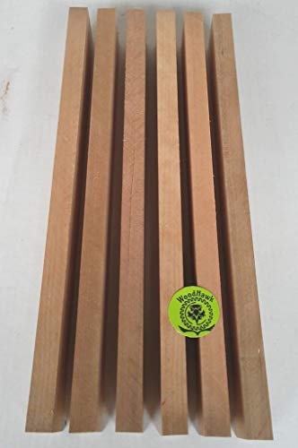 3/4” x 2” x 16” Combo of 6 Walnut 6 Cherry and 6 Hard Maple - 18 Boards Wood-Hawk