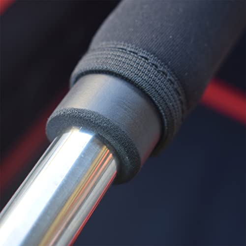 TOOLEAGUE 19 Inches Heavy Duty Tool Bag 25 Pockets, 1680D Fabric Tool Bags with Strong Molded Base, Multi-pocket Tool Organizer with Adjustable TOOLEAGUE