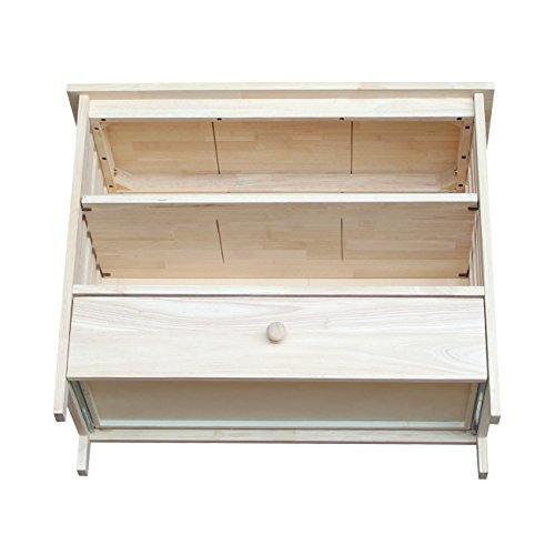 International Concepts Mission Corner TV Stand, Unfinished IC International Concepts