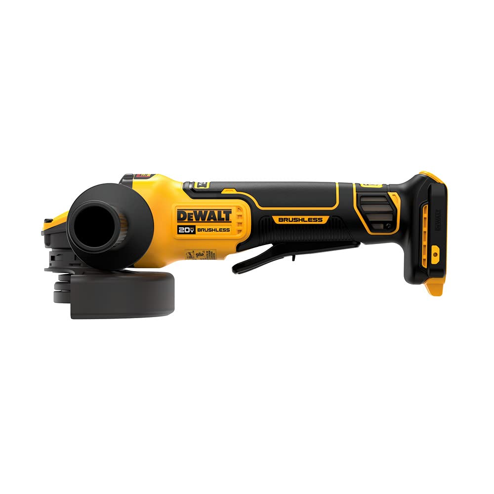 DEWALT FLEXVOLT ADVANTAGE 20V MAX* Angle Grinder, Paddle Switch, 4-1/2-Inch to 5-Inch, Tool Only (DCG416B) DEWALT