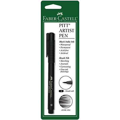 Faber-Castel Pitt Artist Pen Brush, Black Faber-Castell