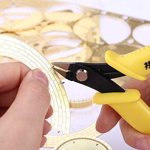 Piececool 3D Metal Model Kits Tools Set, 2Pcs Mini Flat Nose Plier Nipper DIY Tool for 3D Metal Puzzle Model Kit Jigsaw Assembling Piececool