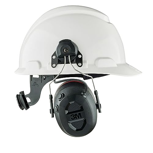 3M Pro-Protect + Gel Cushions Electronic Hearing Protector with Bluetooth Wireless Technology, NRR 26 dB, Black, Medium 3M