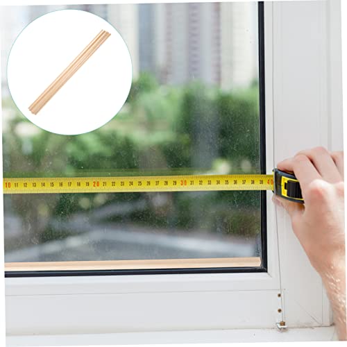 SEWOART 10pcs Triangular Wooden Strip Window Frame Decor Edge Trim Wood Trim Window Screen Extra Sticks Unfinished Wooden Strips Wooden Molding Trim SEWOART