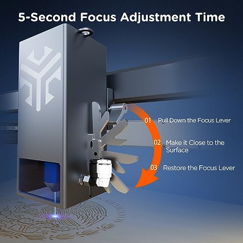 ACMER P2 Laser Engraver, 20W Output Laser Cutter, 130W Laser Engraving Machine, CNC Laser Cutter and Engraver Machine for Stainless Steel, Wood, ACMER