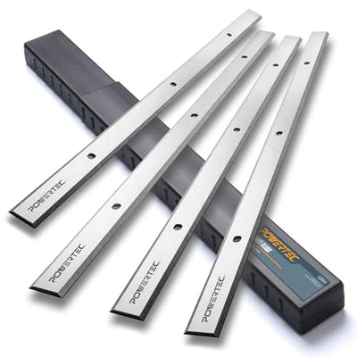 POWERTEC 12 Inch Planer Blades for Craftsman 21722, 21780, Harbor Freight Central Machinery Surface Planer 95082 Planer, Replacement for Craftsman