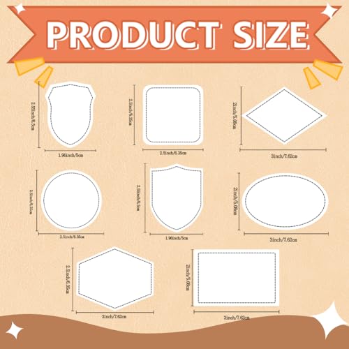 120PCS Blank Hat Patches Laserable Square Rustic Leatherette Patch Adhesive Faux Leather Patches Blanks for Hats Fabric Custom Repair Sew Laser Bestlabel