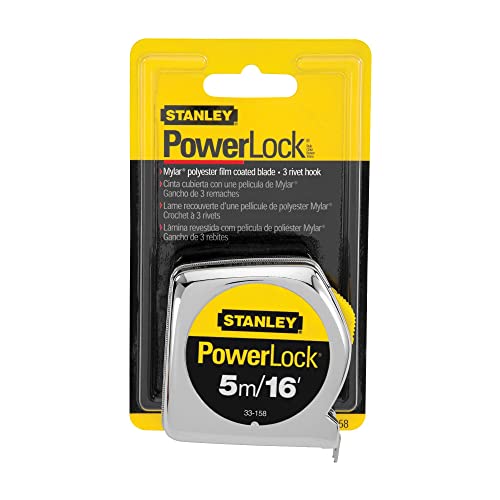 STANLEY PowerLock Tape Measure, 16-Foot (33-158) Stanley