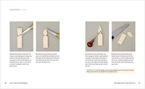 Whittling for Beginners: Step-by-Step Projects to Carve from Wood WoodArtSupply