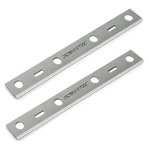 POWERTEC 6 Inch Jointer Blades for Porter Cable PC160JT Jointer, Replacement for PC37072 Jointer Knives, Set of 2 (148015) POWERTEC