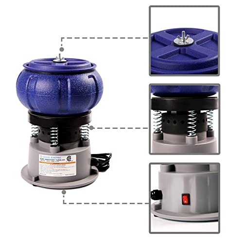 Leegol Electric 5LB Vibratory Tumbler Polishing Small Metal Parts (5LB Tumbler) Leegol Electric