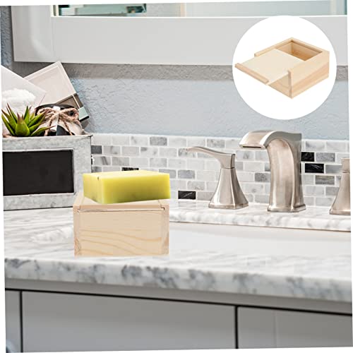 TEHAUX Jewelry Gift 2pcs Boxes Small Wooden Box Wooden Jewelry Box Wooden Gift Boxes Wood Decor Unfinished Shadow Box Gift Storage Box Creative TEHAUX