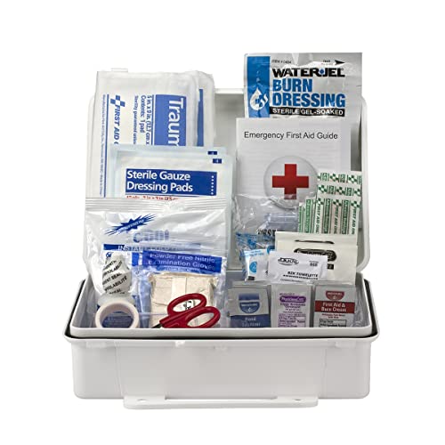 First Aid Only 91324 ANSI A 25-Person Emergency First Aid Kit for Office, Home, and Construction, 94 Pieces First Aid Only