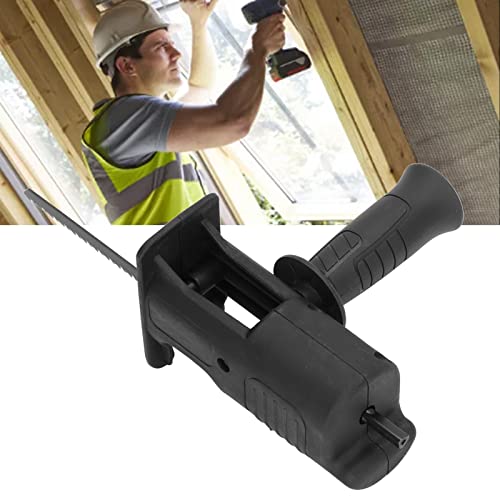Garosa Electric Reciprocating Saw Attachment Kit Drill Saw Adapter Electric Drill Modified Jigsaw Sabre Saw for Cordless Drill with Blades Triangle Garosa