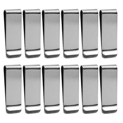 Yarlung 12 Pack Stainless Steel Money Clip, Slim Cash Wallet, Credit Card Holder, Front Pocket Minimalist Wallet