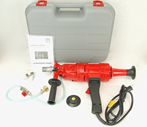 CORE DRILL PACKAGE DEAL 4Z1 2-SPEED CONCRETE CORING DRILL by BLUEROCK TOOLS COMES WITH 1", 2", 3", & 4" BITS BLUEROCK