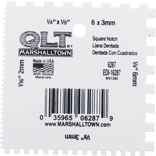 QLT By MARSHALLTOWN 6287 Plastic Notched Spreader by Qlt By Marshalltown Marshalltown