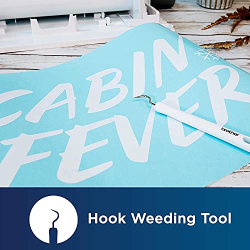 Brother ScanNCut Complete Crafting Accessories Set: Spatula and Hook Set, Scraper Tool, Brayer Roller Brother