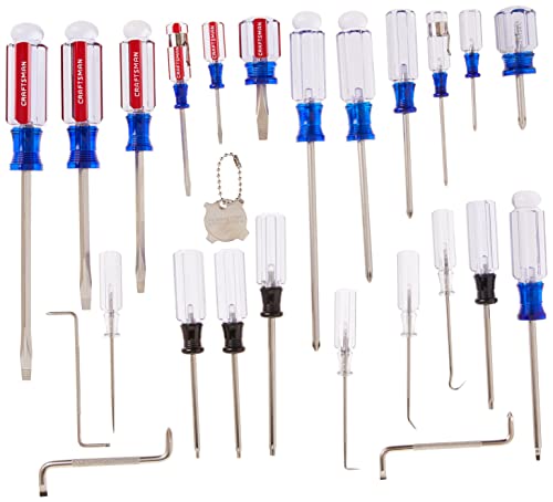 CRAFTSMAN Screwdriver Set, Assorted, 25-Piece (CMHT65046) Craftsman