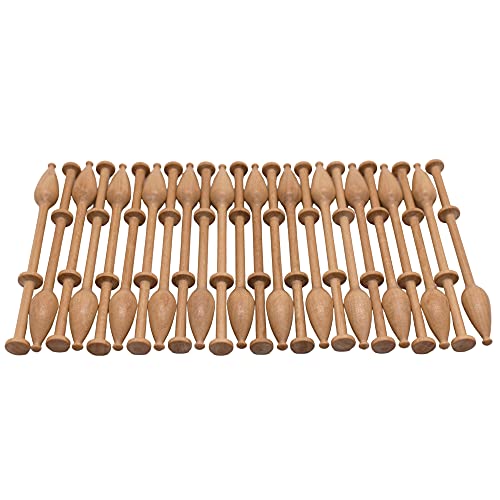 Bobbin Lace Bobbins Mechlin Style Sets of 12, 24, 50, Lacemaking Bobbins. 4.25" Inches Long. Crafted from Natural Hardwood. Bobbin Lace Online Lace Bobbin Lace Online