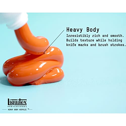 Liquitex Professional Heavy Body Acrylic Paint, 6 x 59ml (2-oz), Fluorescent Colors Set Liquitex