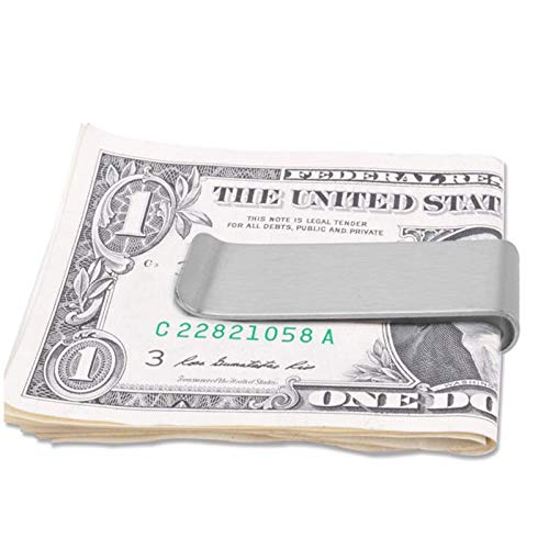 Yarlung 12 Pack Stainless Steel Money Clip, Slim Cash Wallet, Credit Card Holder, Front Pocket Minimalist Wallet yarlung