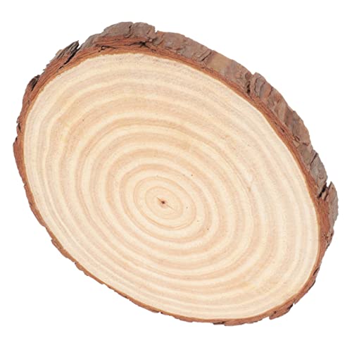 10pcs 8cm Natural Blank Wood Slices Round Unfinished Wooden Discs for Crafts  Centerpieces Wooden DIY Ornaments