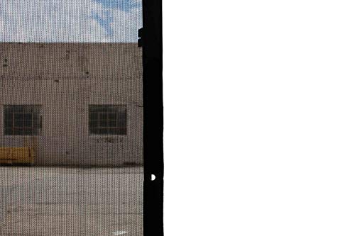 Mytee Products 12'x20' Black 70% Shade Mesh Tarp for Outdoor w/Grommets - 6 Oz Extra Durable Heavy Duty Mesh Tarps for Dump Truck, Rolloff Trucks - Mytee Products