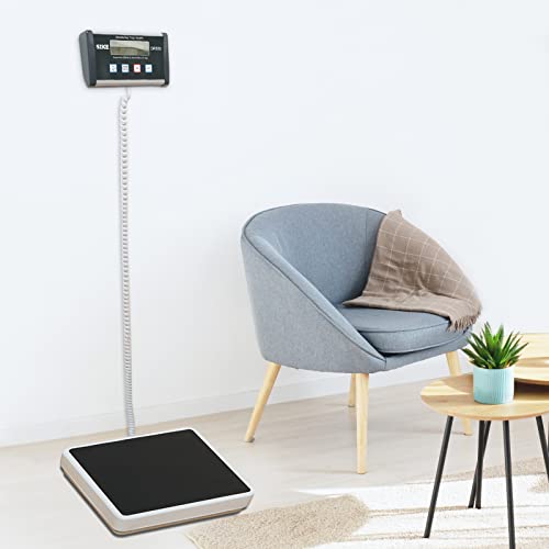 SIKE Medical Digital Floor Scale, Portable - Easy to Read Digital Display - Heavy Duty - Home, Hospital & Physician Use - Pound & Kilogram Settings - SIKE