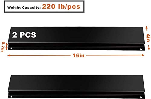 Wallmaster Wall Mounted Storage Bins, Wall Storage Bins Parts Rack 10 Bins&3 Rails Wall Mount Tool Organizer Hardware Storage Organizer (Orange) Wallmaster