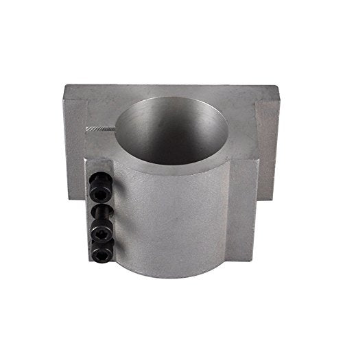 RATTMMOTOR 65mm Spindle Motor Clamp Mount Bracket Diameter 65mm CNC Motor Spindle with 3PCS Screws for 0.8kw 800W or 1.5kw CNC Router Engraving RATTMMOTOR