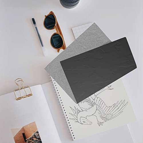 MyArtscape Graphite Transfer Paper - 9" x 13" - 50 Sheets - Waxed Carbon Paper for Tracing (Black) MyArtscape