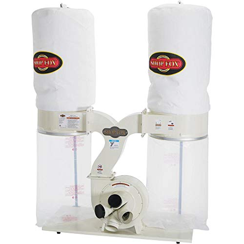 SHOP FOX W1687 3-Horsepower 2,800 CFM Dust Collector Shop Fox