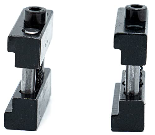 LLDSIMEX 2PCS Set Steel Milling Machine Vise Quick Clamp Work Stop LLDSIMEX